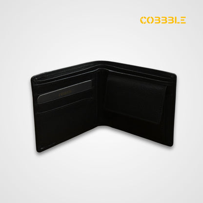 Classic Men’s Leather Bifold Wallet - Black