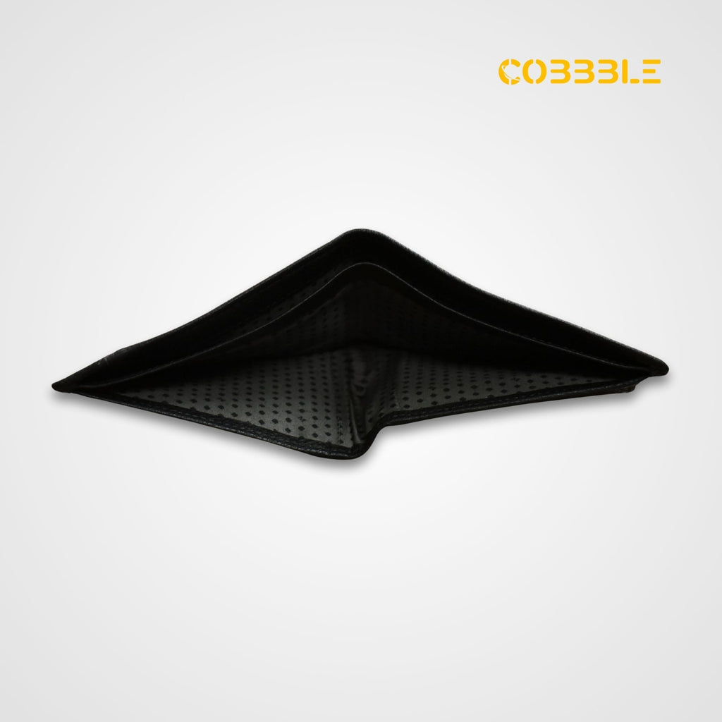 Classic Men’s Leather Bifold Wallet - Black