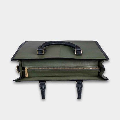 Cobbble Ovia Woman Laptop Bag - Olive Green
