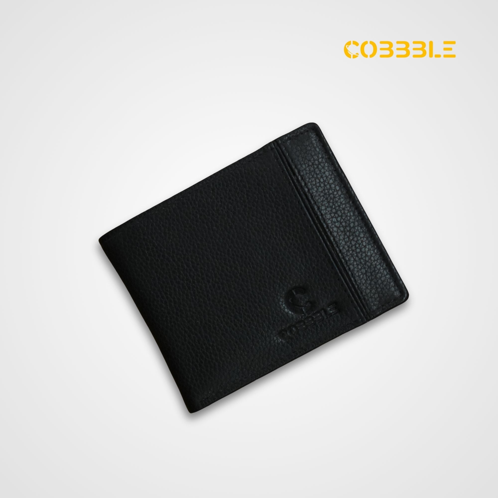 Classic Men’s Leather Bifold Wallet - Black