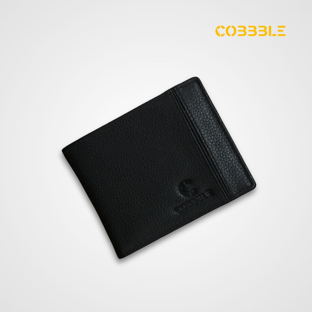 Classic Men’s Leather Bifold Wallet - Black