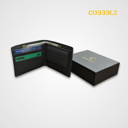 Classic Men’s Leather Bifold Wallet - Grey