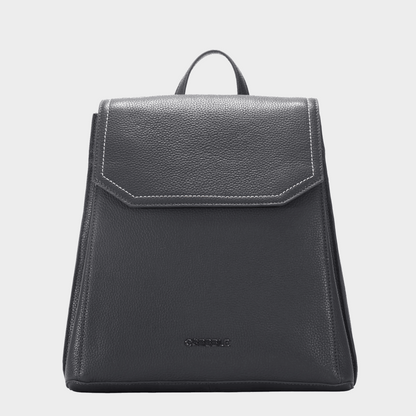 Cobbble Woman Mabel Flap Backpack – Gray, Tab Sleeve