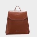 Leather Backpack for Women – Cobbble Mabel Flap Backpack in Tan