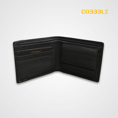 Classic Men’s Leather Bifold Wallet - Grey