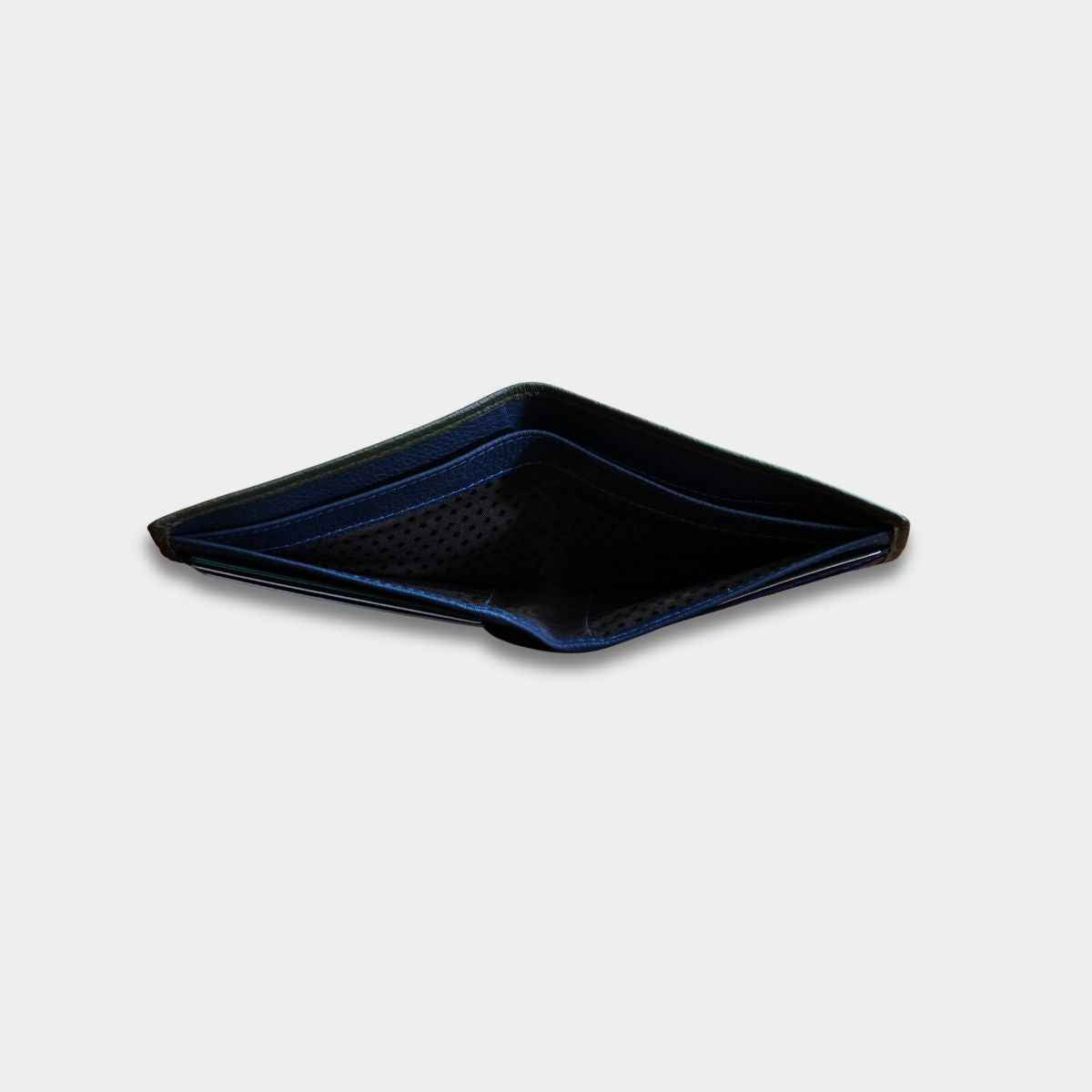 Cobbble Duo Leather Wallet - Olive Green