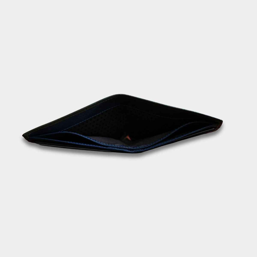 Cobbble Duo Leather Wallet - Olive Green