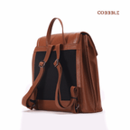Leather Backpack for Women – Cobbble Mabel Flap Backpack in Tan