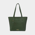 Luxury Shoulder Bag - Cobbble Woman Metro Shoulder Bag in Olive Green