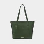 Luxury Shoulder Bag - Cobbble Woman Metro Shoulder Bag in Olive Green