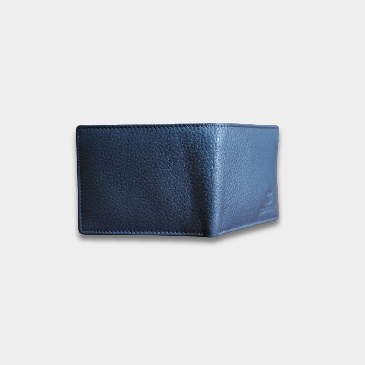 Cobbble Duo Leather Wallet - Grey