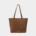 Luxury Shoulder Bag - Cobbble Woman Metro Shoulder Bag in Tan