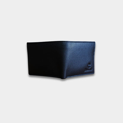Cobbble Duo Leather Wallet - Black