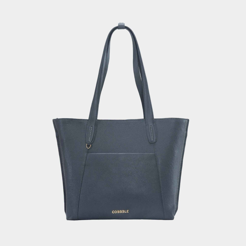 Womens Laptop Bags - Cobbble Woman Metro Shoulder Bag in Grey