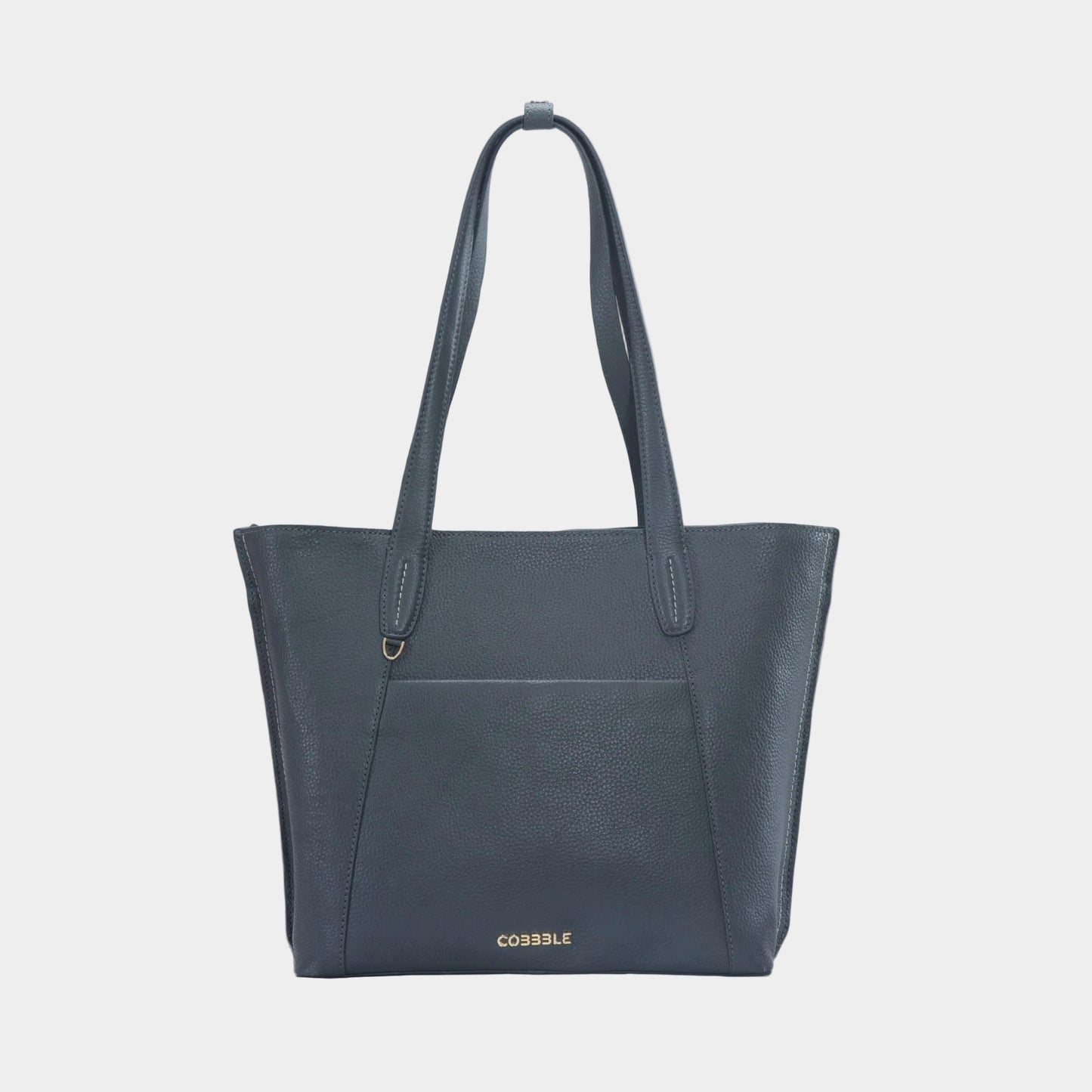 Cobbble Woman Metro Shoulder Bag - Grey, Multi-Pocket