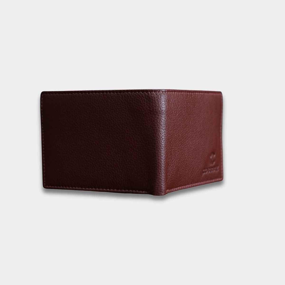 Cobbble Duo Leather Wallet - Brown