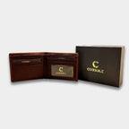 Cobbble Duo Leather Wallet - Tan