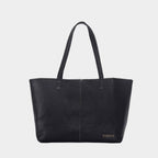 Leather Tote Bag for Women - Cobbble Classic Tote Bag - Black