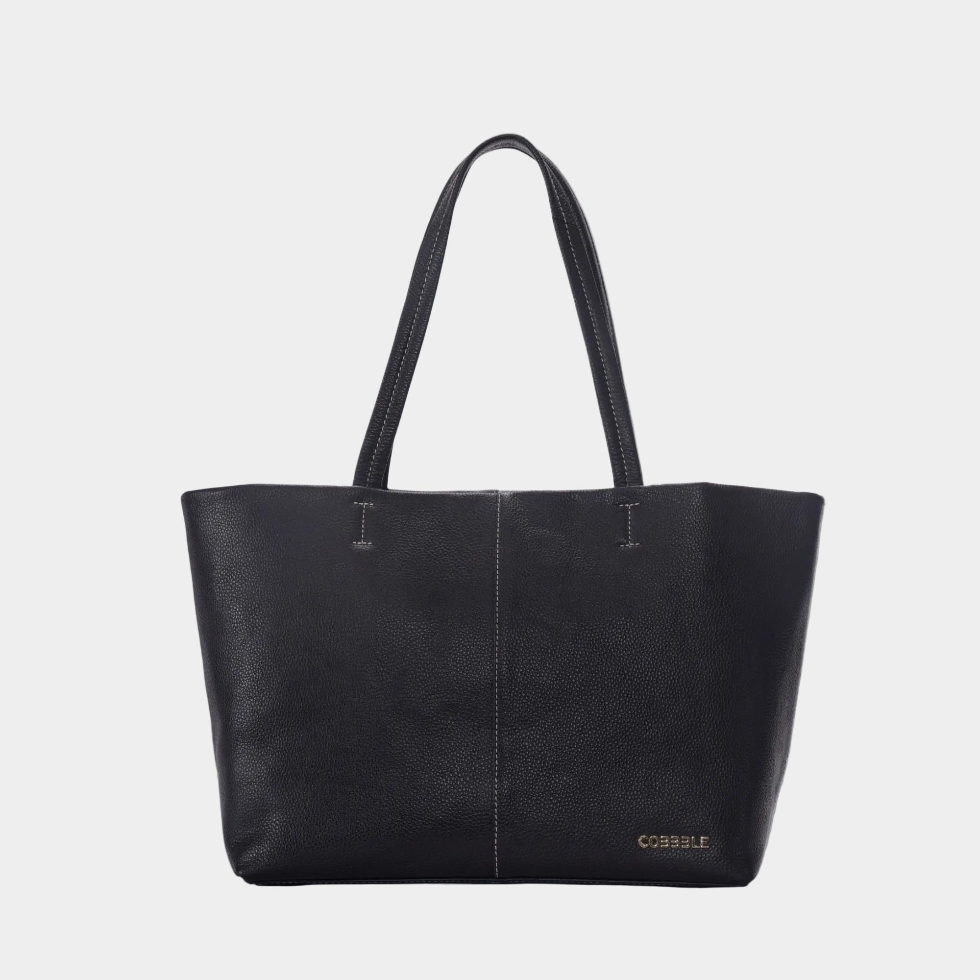 Cobbble Classic Tote Bag - Black