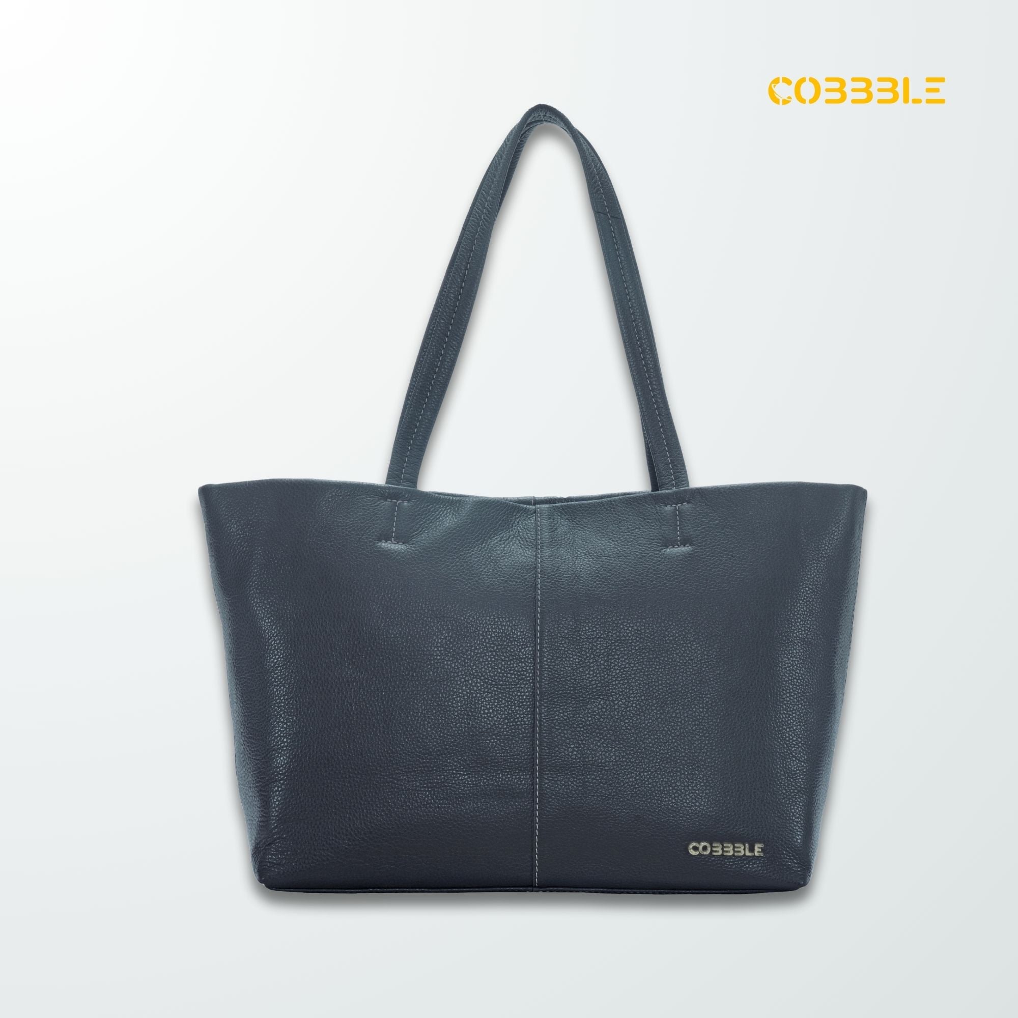 Cobbble Classic Tote Bag - Grey
