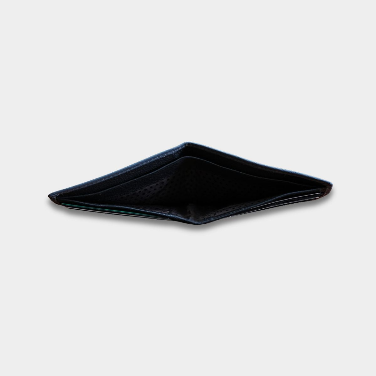 Cobbble Duo Leather Wallet - Grey