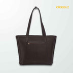 Luxury Shoulder Bag - Cobbble Woman Metro Shoulder Bag in Dark Brown