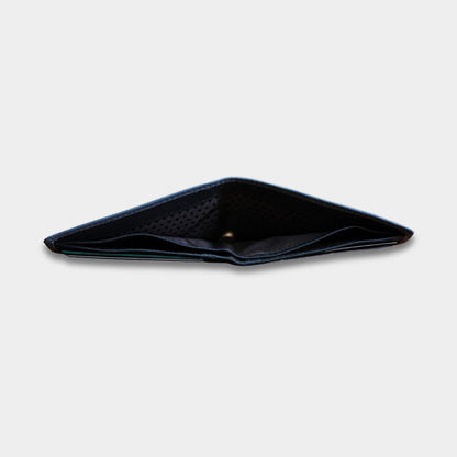 Cobbble Duo Leather Wallet - Grey