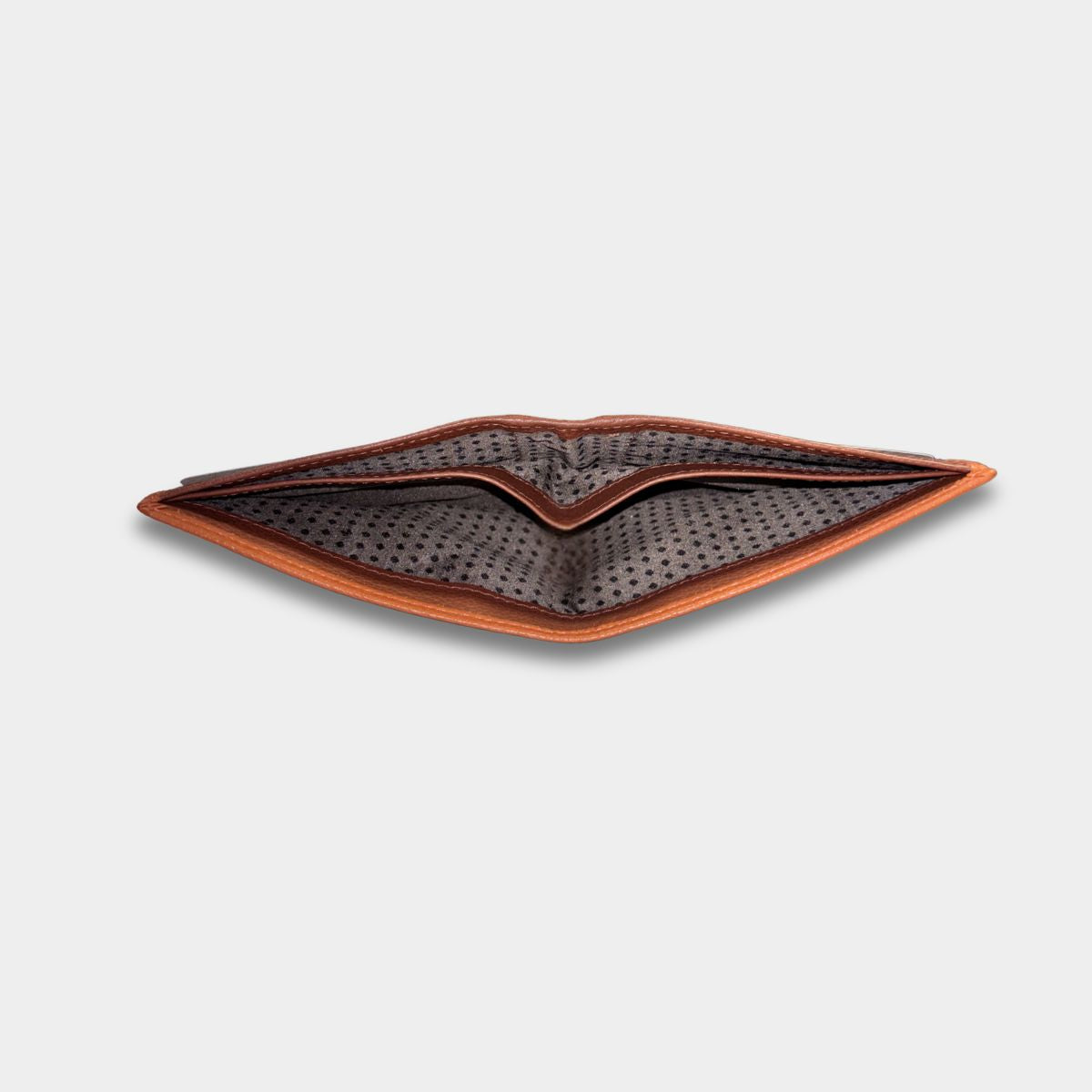 Cobbble Duo Leather Wallet - Tan