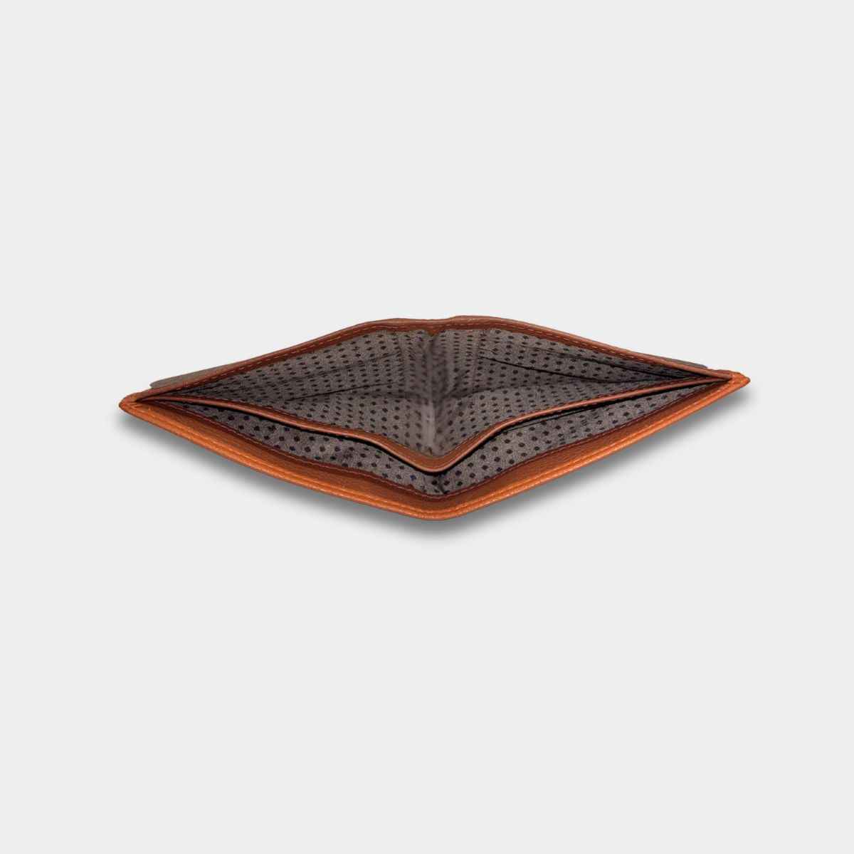 Cobbble Duo Leather Wallet - Tan