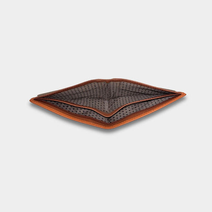 Cobbble Duo Leather Wallet - Tan