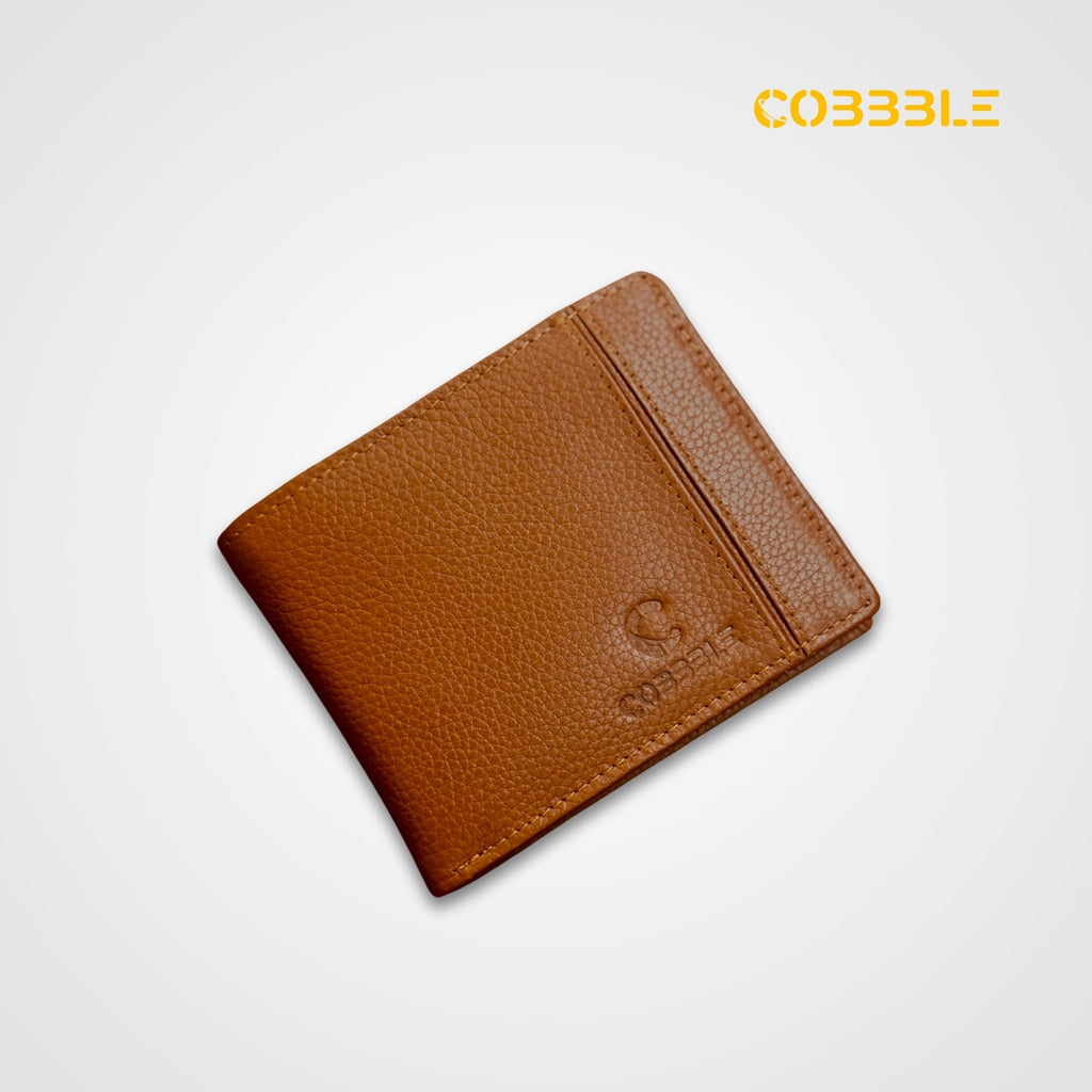 Classic Men’s Leather Bifold Wallet - Tan