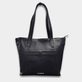 Cobbble Woman Metro Shoulder Bag - Black , Multi-Pocket