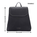 Leather Backpack for Women - Cobbble Woman Mabel Flap Backpack