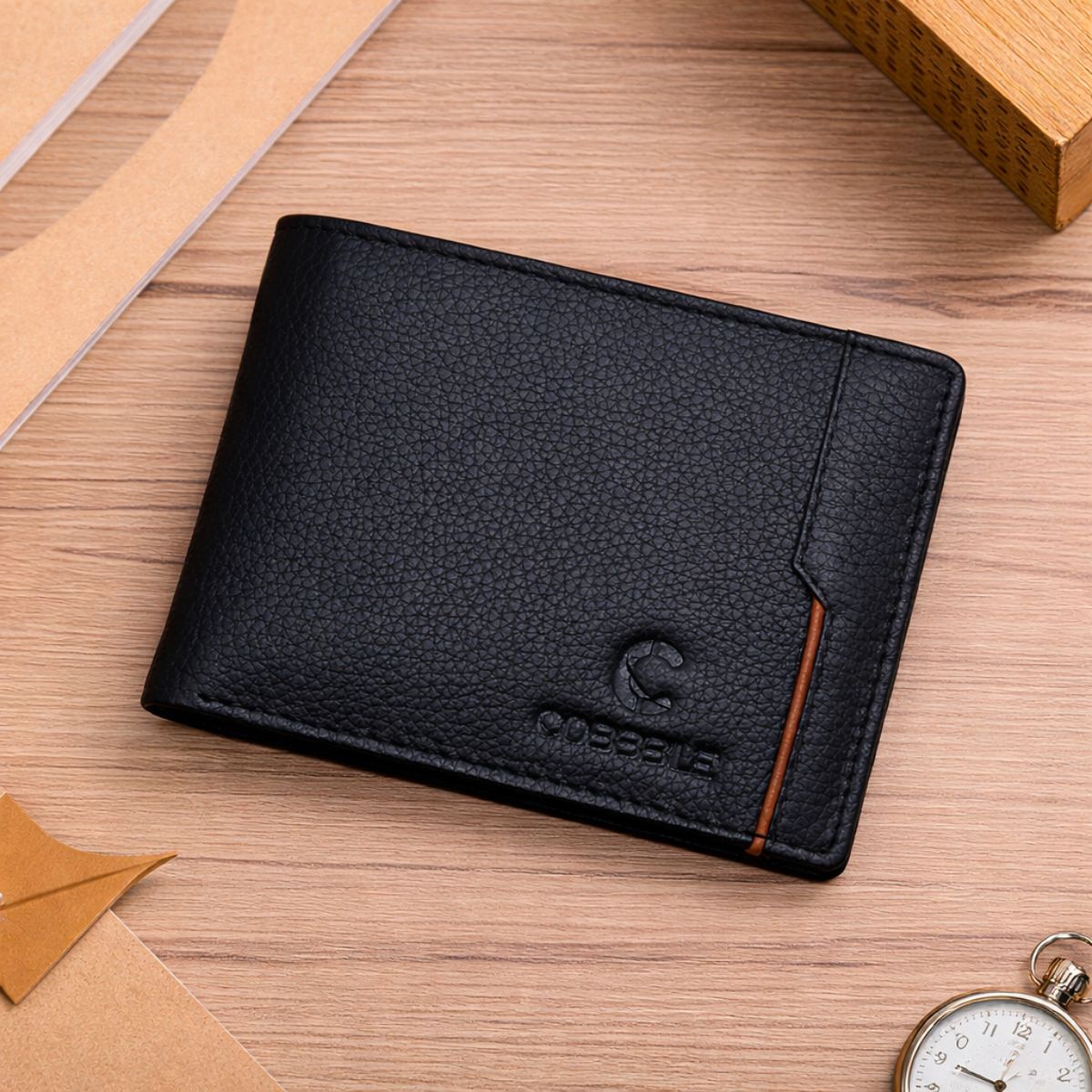 Cobbble Bumble Leather Wallet
