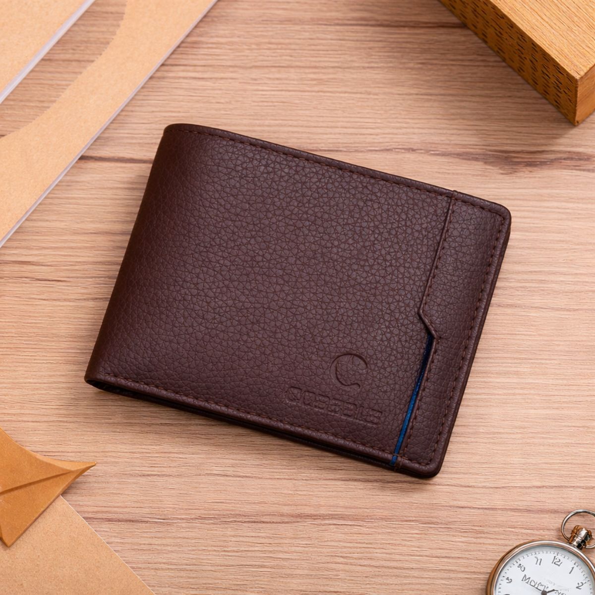 Cobbble Bumble Leather Wallet