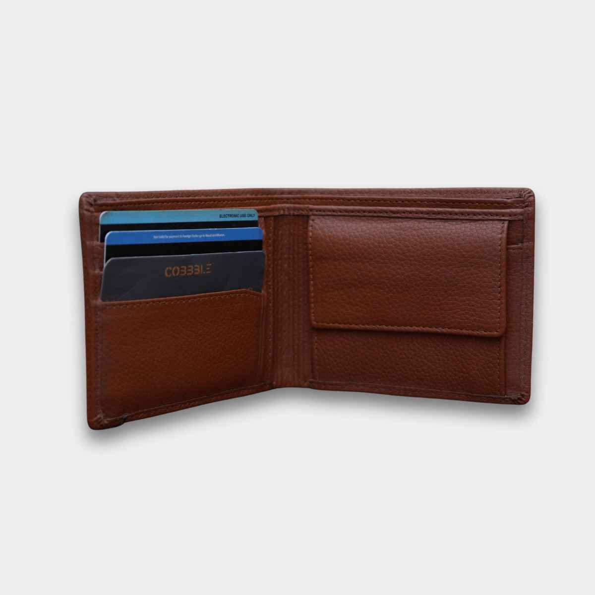 Cobbble Bumble Leather Wallet