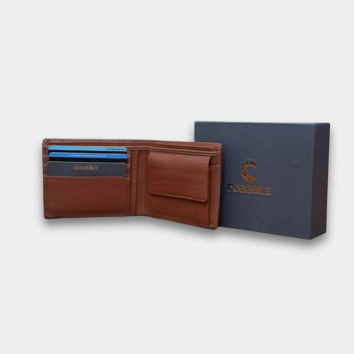 Cobbble Bumble Leather Wallet