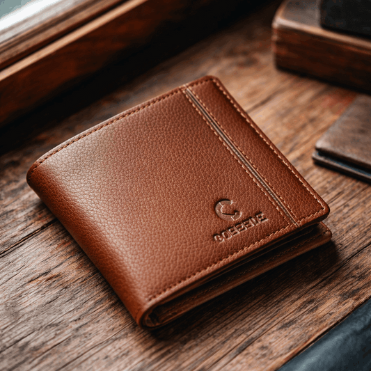 Classic Men’s Leather Bifold Wallet - Brown