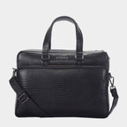 Stylish Laptop Bags for Men - Cobbble Croco Classic Laptop Briefcase