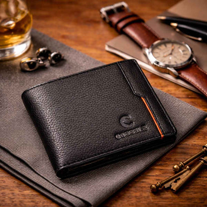 Major Leather Wallet - Black