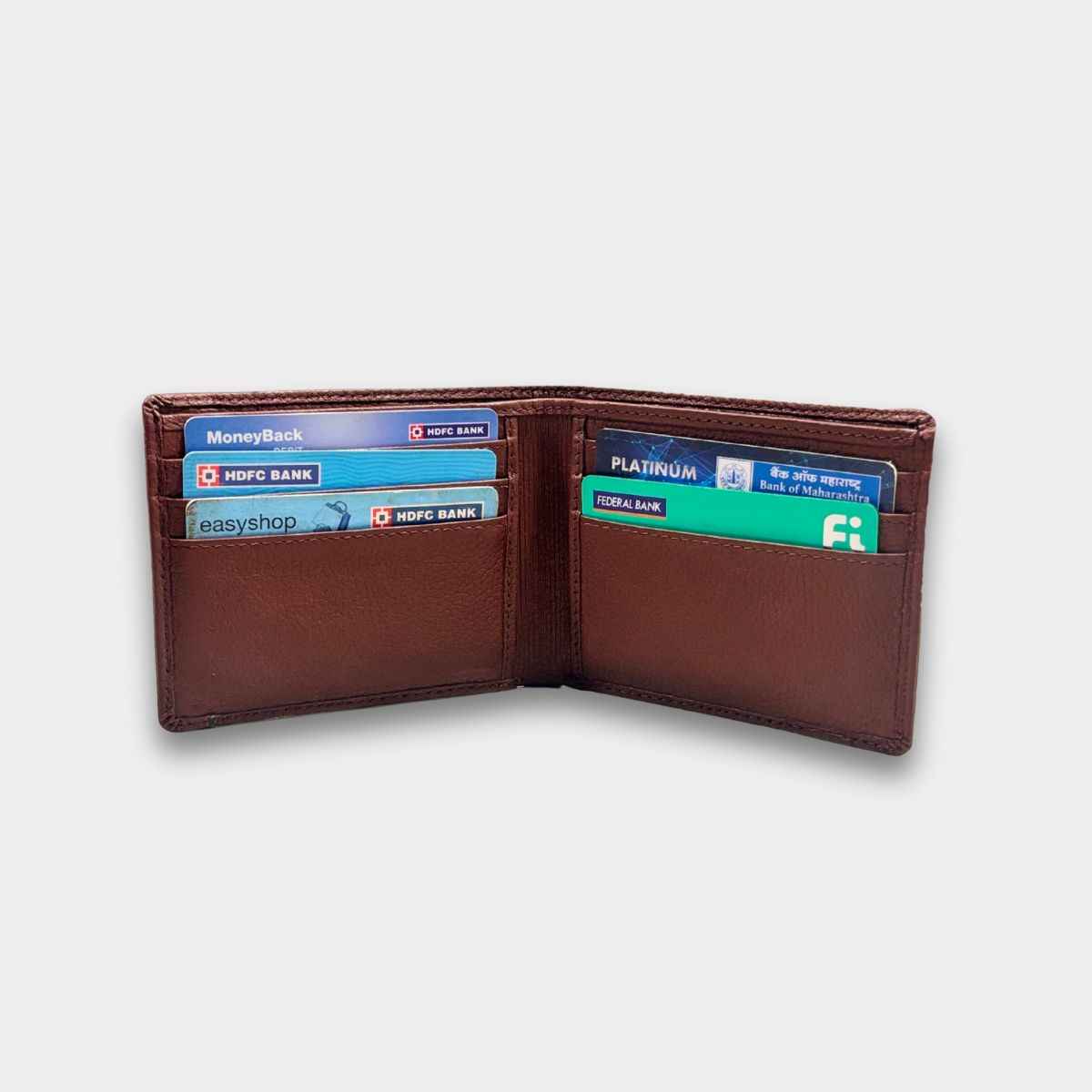 Cobbble Prime Leather Wallet - Brown