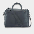 Luxury Laptop Bag - Cobbble Flat Grain Cambridge Laptop Briefcase - Grey
