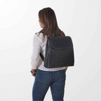 Leather Backpack for Women - Cobbble Woman Mabel Flap Backpack